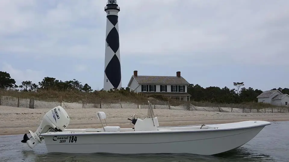 A Coastal Skiff 184 near Cape Lookout